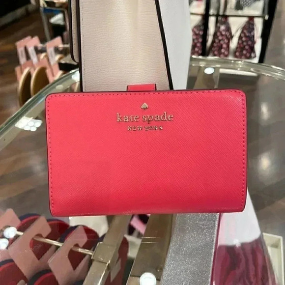 Kate Spade Staci medium compact bifold wallet WLR00128 - Picture 1 of 9
